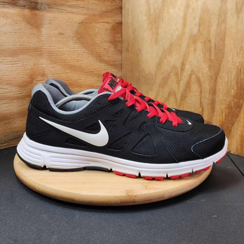 Nike Revolution 2 Mens Black Running Shoes Sneakers Size 13